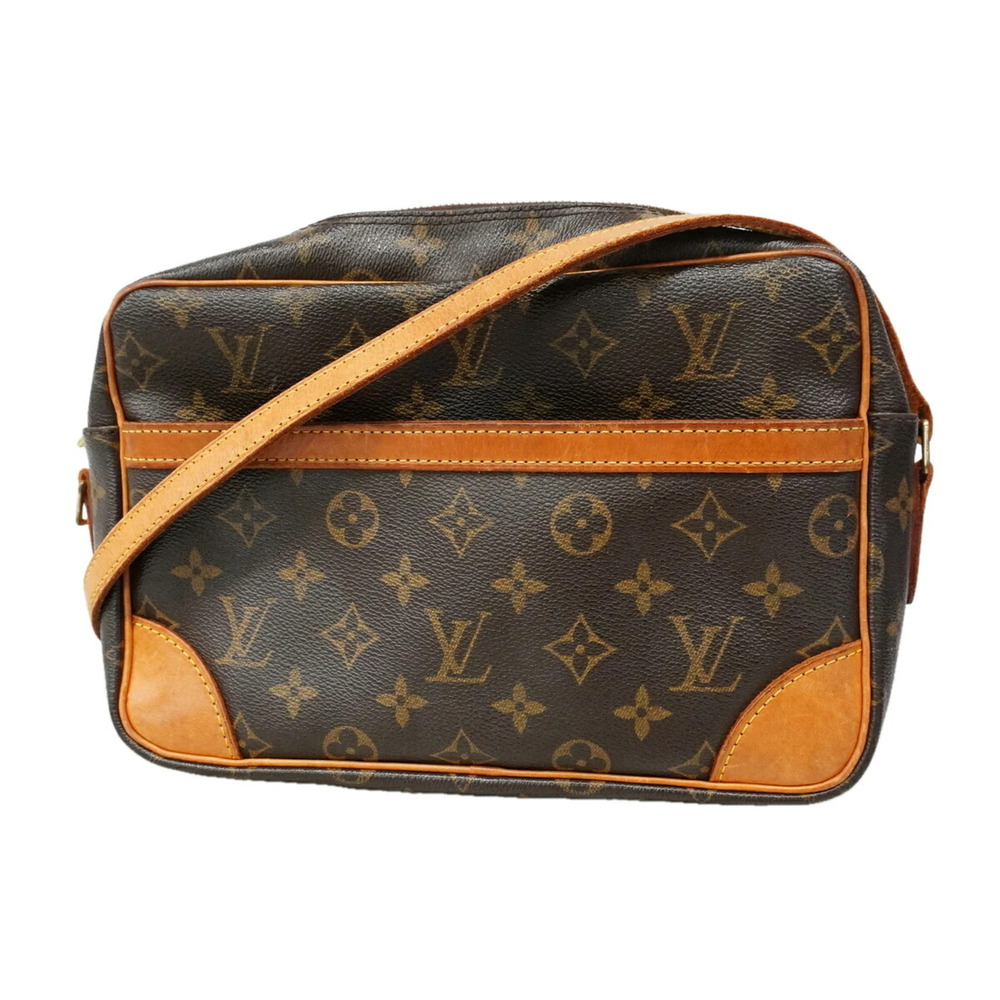 Louis Vuitton Monogram Trocadero 27 Shoulder Bag M51274 Brown Women's